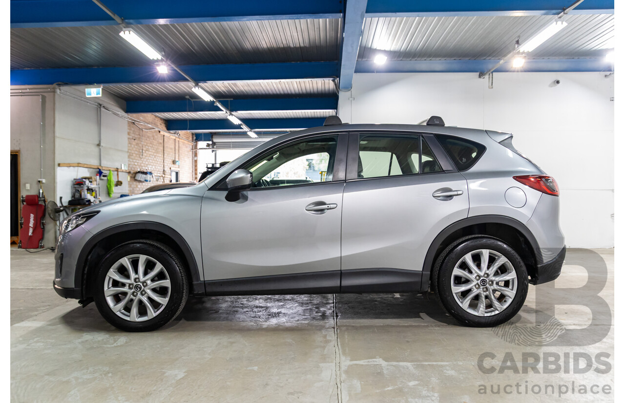 6/2014 Mazda CX-5 Akera (4x4) MY13.5 4d Wagon Meteor Grey Metallic Turbo Diesel 2.2L