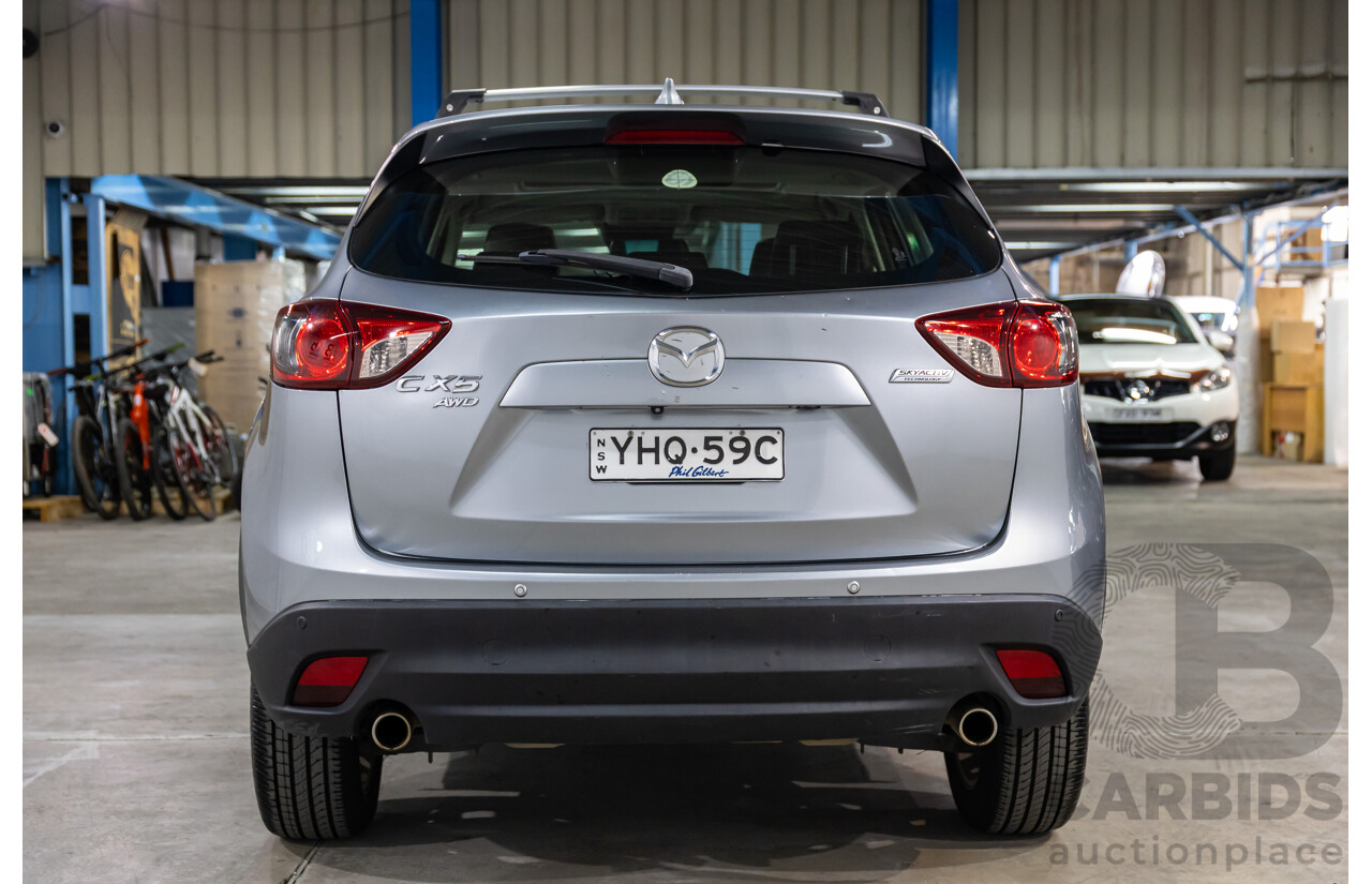 6/2014 Mazda CX-5 Akera (4x4) MY13.5 4d Wagon Meteor Grey Metallic Turbo Diesel 2.2L