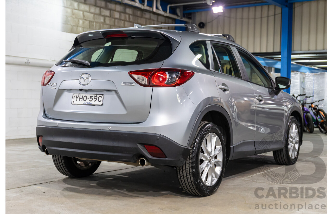 6/2014 Mazda CX-5 Akera (4x4) MY13.5 4d Wagon Meteor Grey Metallic Turbo Diesel 2.2L