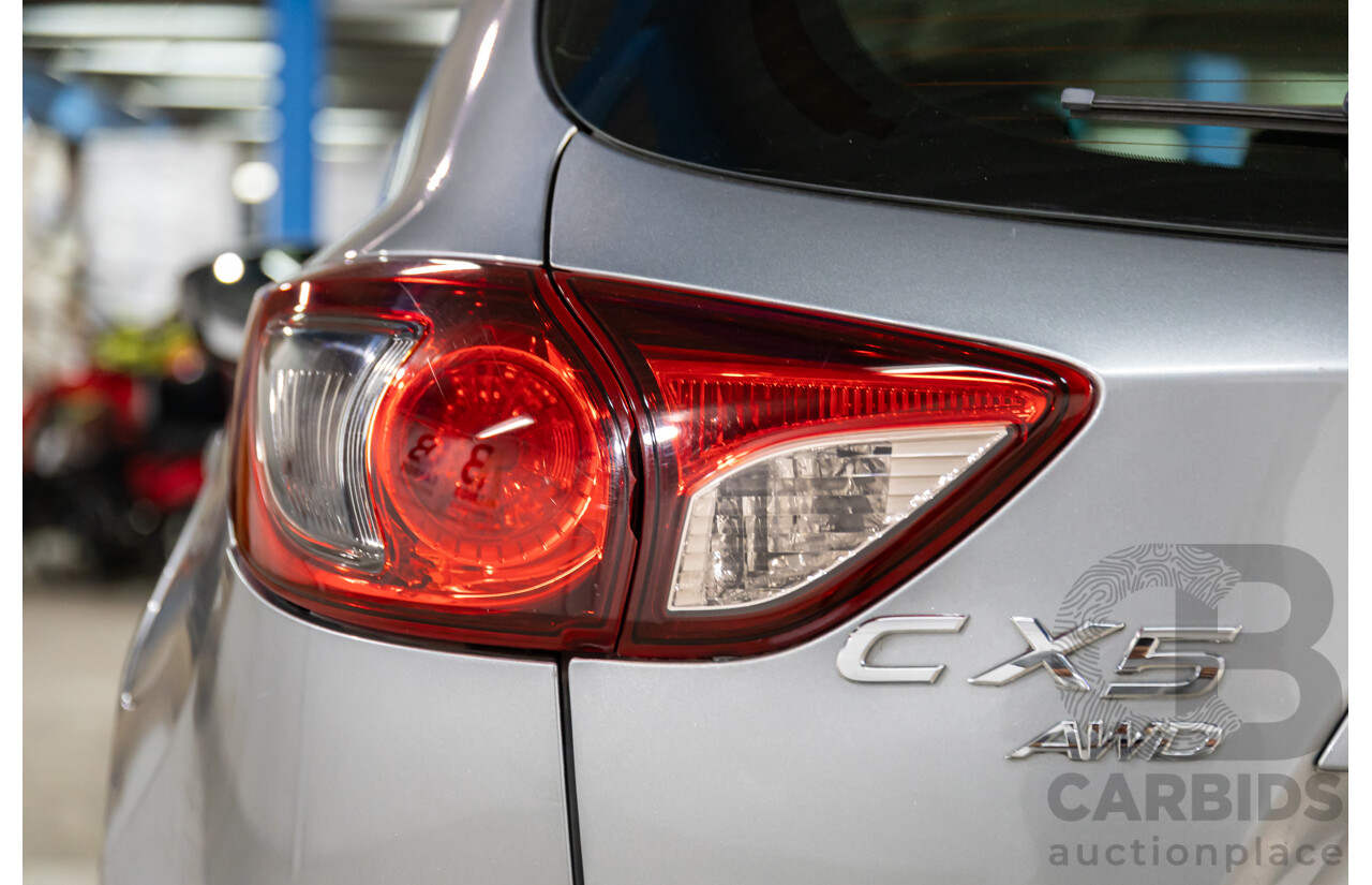 6/2014 Mazda CX-5 Akera (4x4) MY13.5 4d Wagon Meteor Grey Metallic Turbo Diesel 2.2L