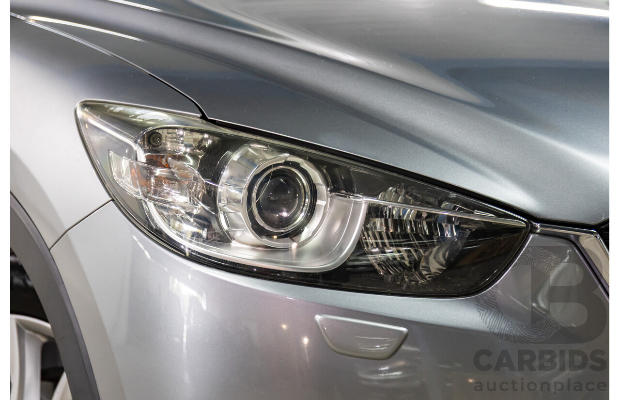 6/2014 Mazda CX-5 Akera (4x4) MY13.5 4d Wagon Meteor Grey Metallic Turbo Diesel 2.2L