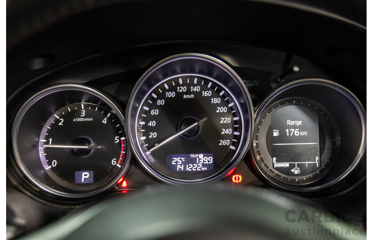 6/2014 Mazda CX-5 Akera (4x4) MY13.5 4d Wagon Meteor Grey Metallic Turbo Diesel 2.2L