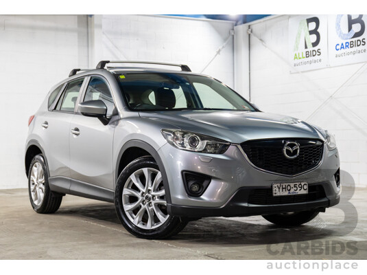 6/2014 Mazda CX-5 Akera (4x4) MY13.5 4d Wagon Meteor Grey Metallic Turbo Diesel 2.2L