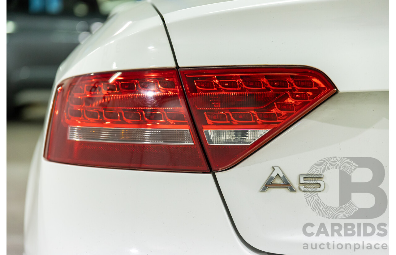 12/2010 Audi A5 2.0 TFSI 8T 2d Cabriolet Ibis White Turbo 2.0L