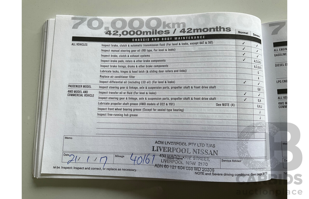 2/2013 Nissan Dualis Ti-L (4x2) J10 MY13 4d Wagon Ivory Pearl 2.0L