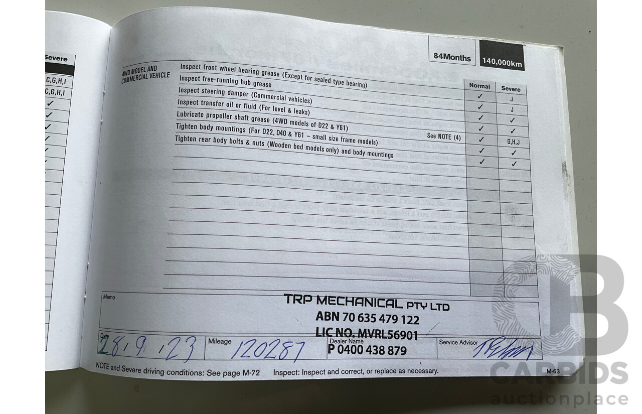 2/2013 Nissan Dualis Ti-L (4x2) J10 MY13 4d Wagon Ivory Pearl 2.0L