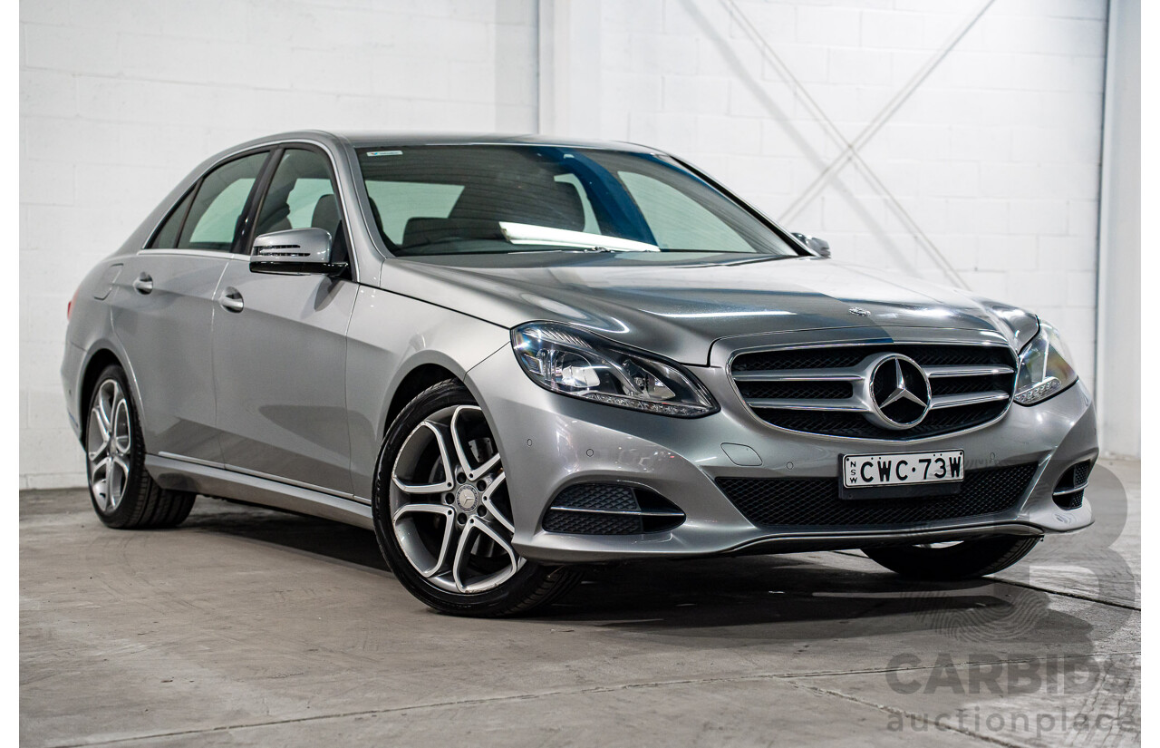 11/2013 Mercedes-Benz E200 Avantgarde BE 212 MY12 4d Sedan Palladium Silver Metallic Turbo 1.8L