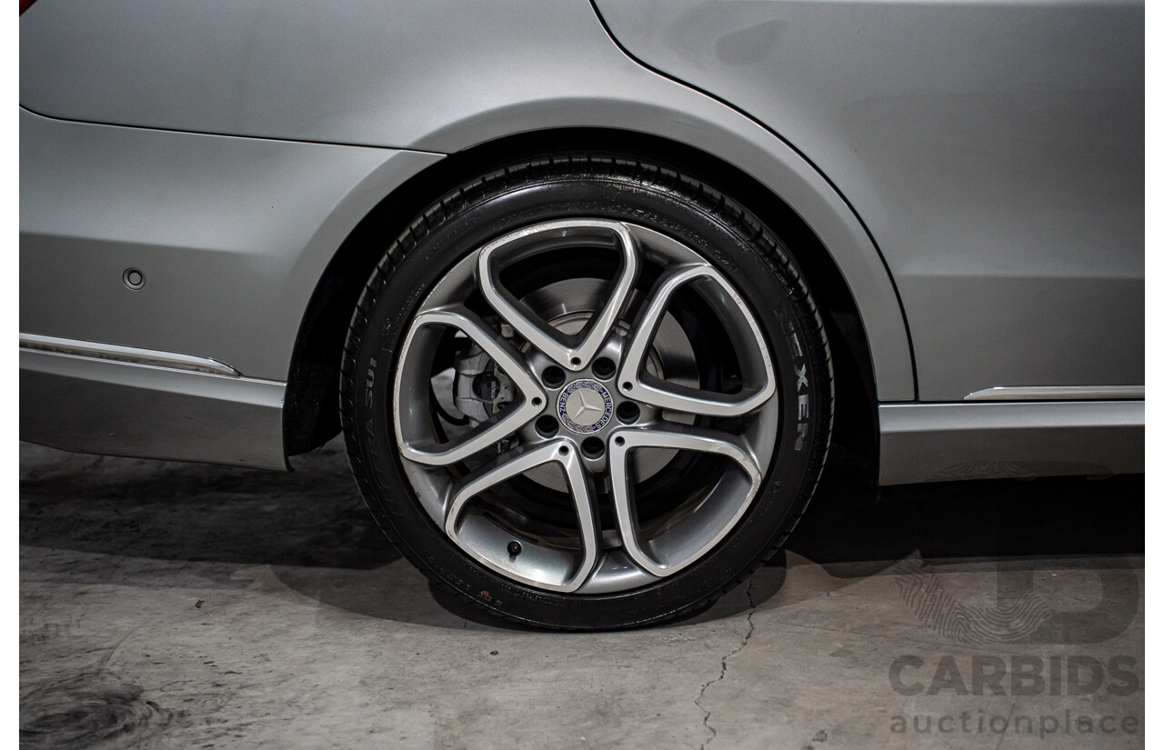 11/2013 Mercedes-Benz E200 Avantgarde BE 212 MY12 4d Sedan Palladium Silver Metallic Turbo 1.8L