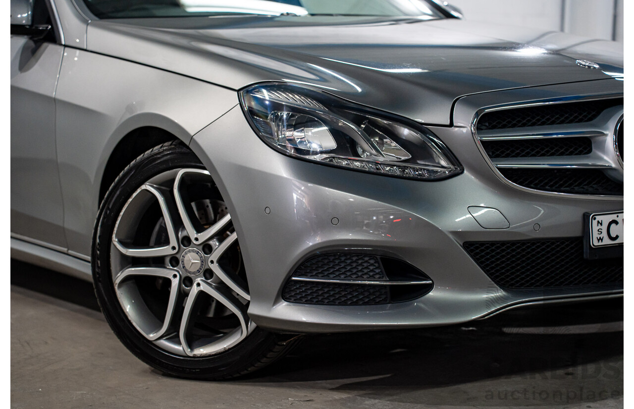 11/2013 Mercedes-Benz E200 Avantgarde BE 212 MY12 4d Sedan Palladium Silver Metallic Turbo 1.8L