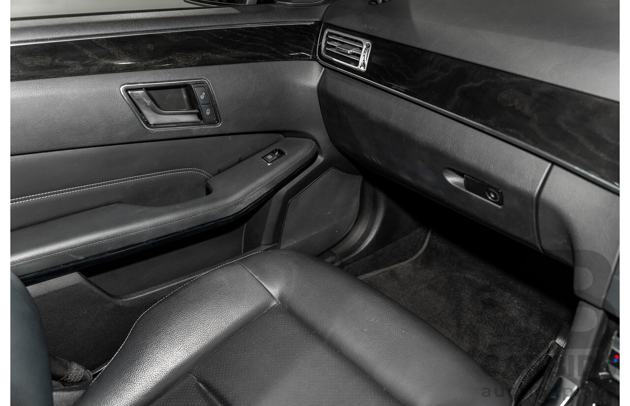 11/2013 Mercedes-Benz E200 Avantgarde BE 212 MY12 4d Sedan Palladium Silver Metallic Turbo 1.8L