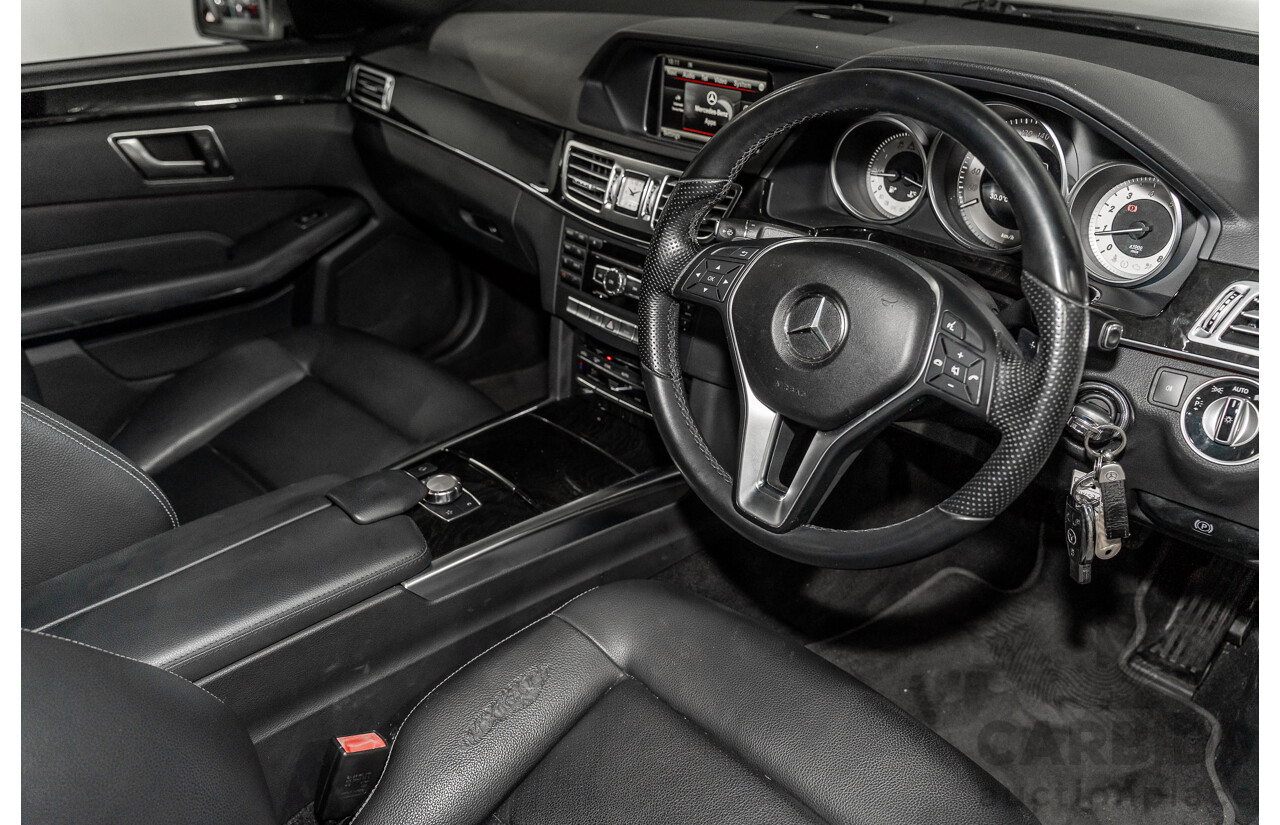 11/2013 Mercedes-Benz E200 Avantgarde BE 212 MY12 4d Sedan Palladium Silver Metallic Turbo 1.8L