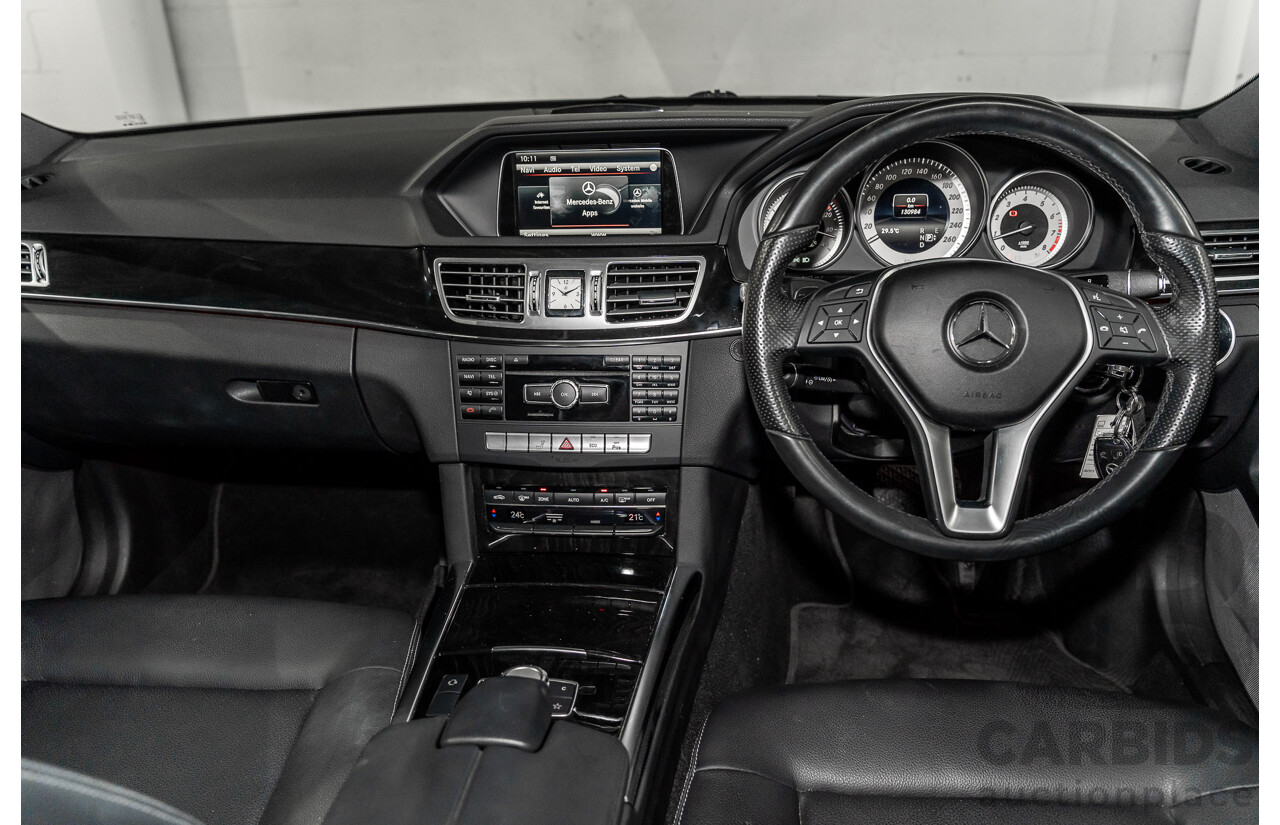 11/2013 Mercedes-Benz E200 Avantgarde BE 212 MY12 4d Sedan Palladium Silver Metallic Turbo 1.8L