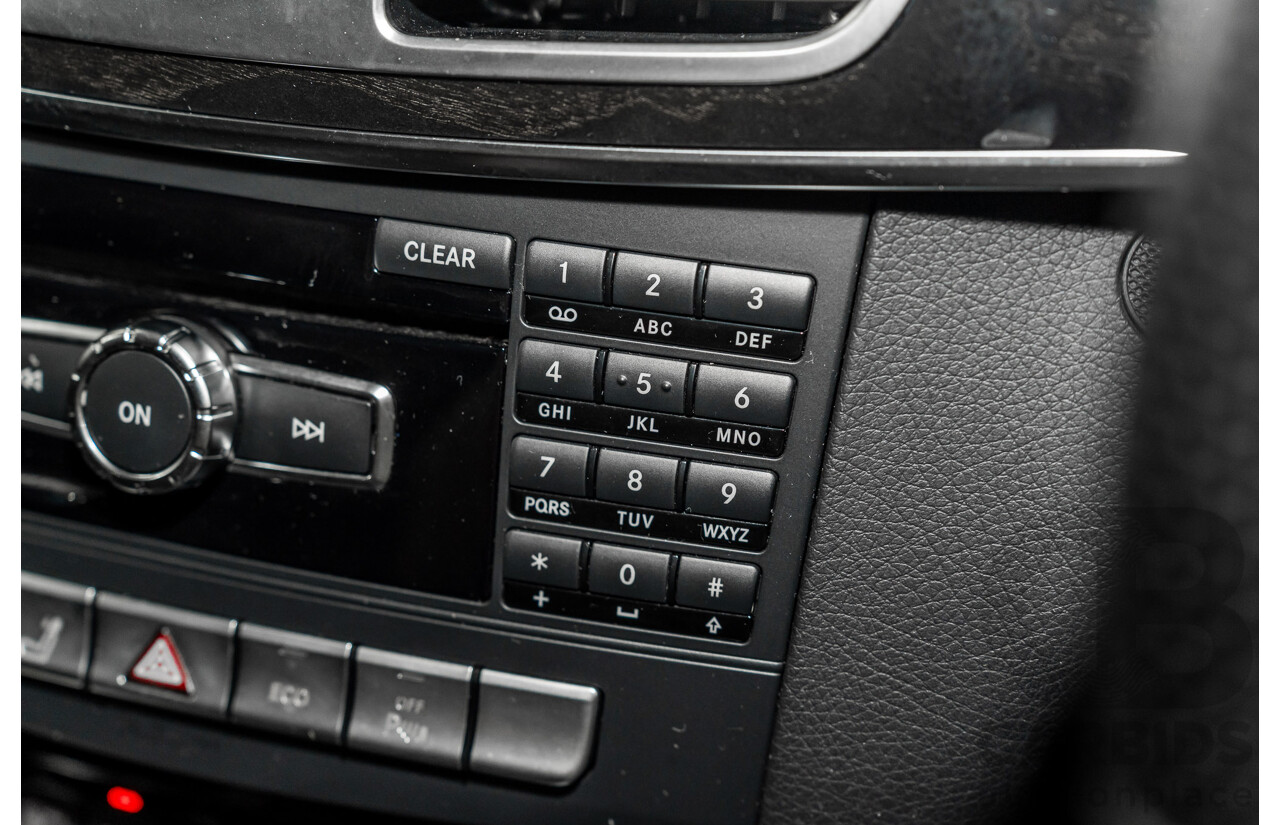 11/2013 Mercedes-Benz E200 Avantgarde BE 212 MY12 4d Sedan Palladium Silver Metallic Turbo 1.8L