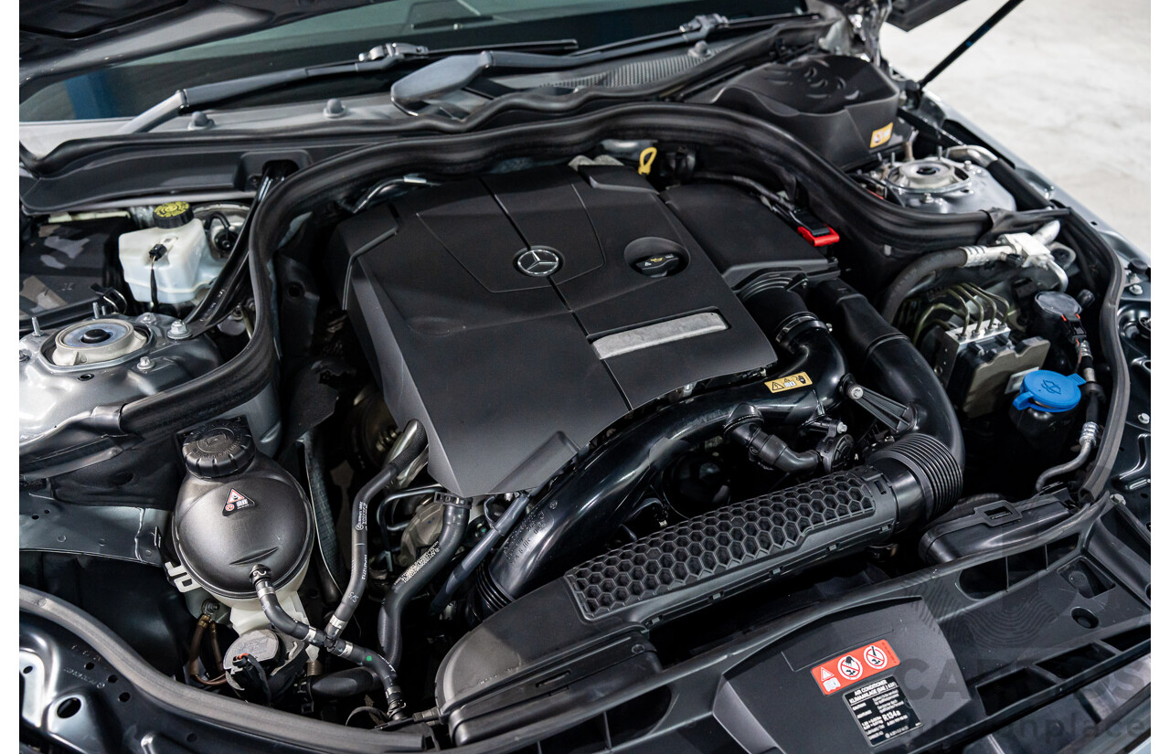 11/2013 Mercedes-Benz E200 Avantgarde BE 212 MY12 4d Sedan Palladium Silver Metallic Turbo 1.8L