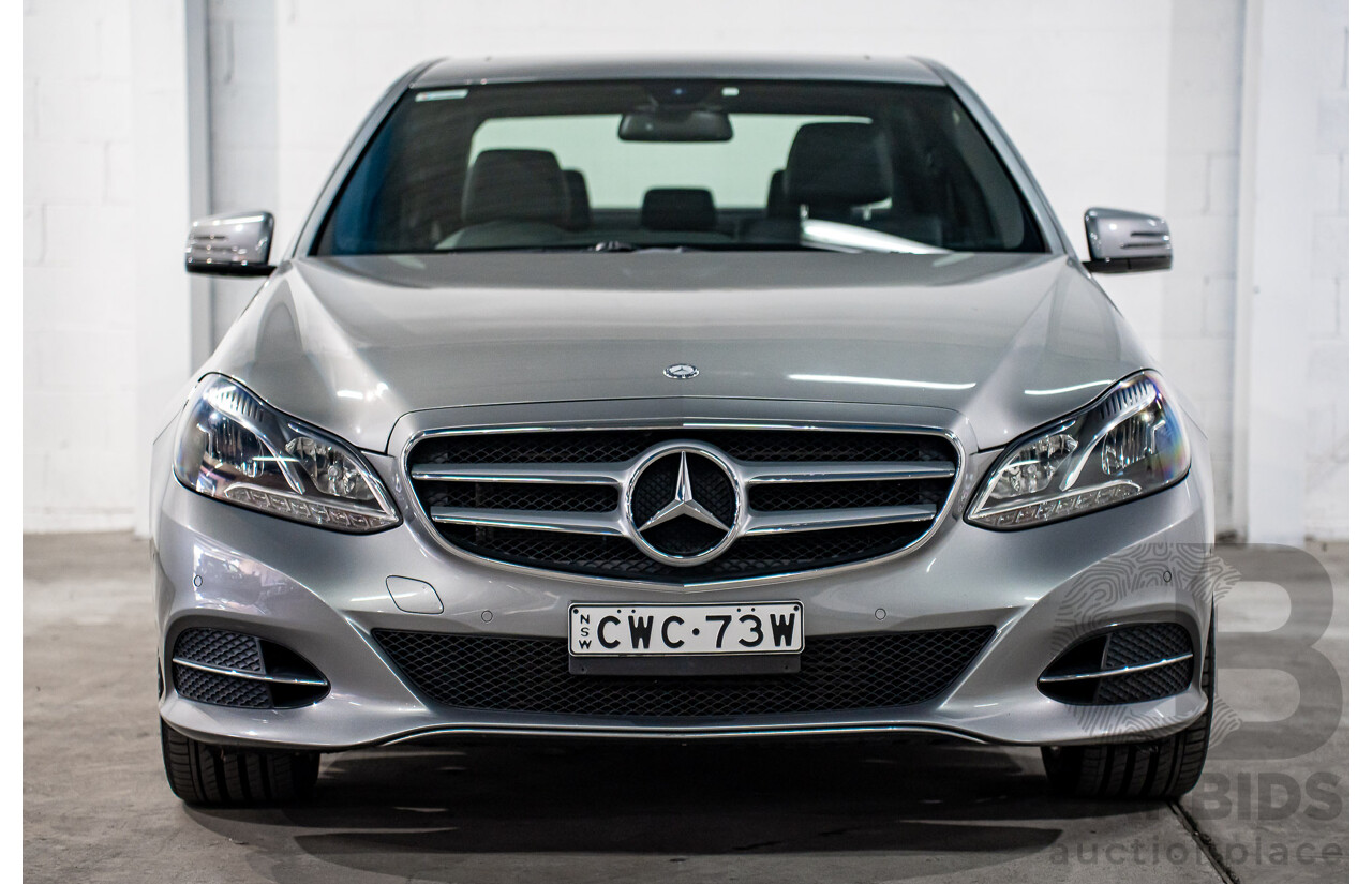 11/2013 Mercedes-Benz E200 Avantgarde BE 212 MY12 4d Sedan Palladium Silver Metallic Turbo 1.8L