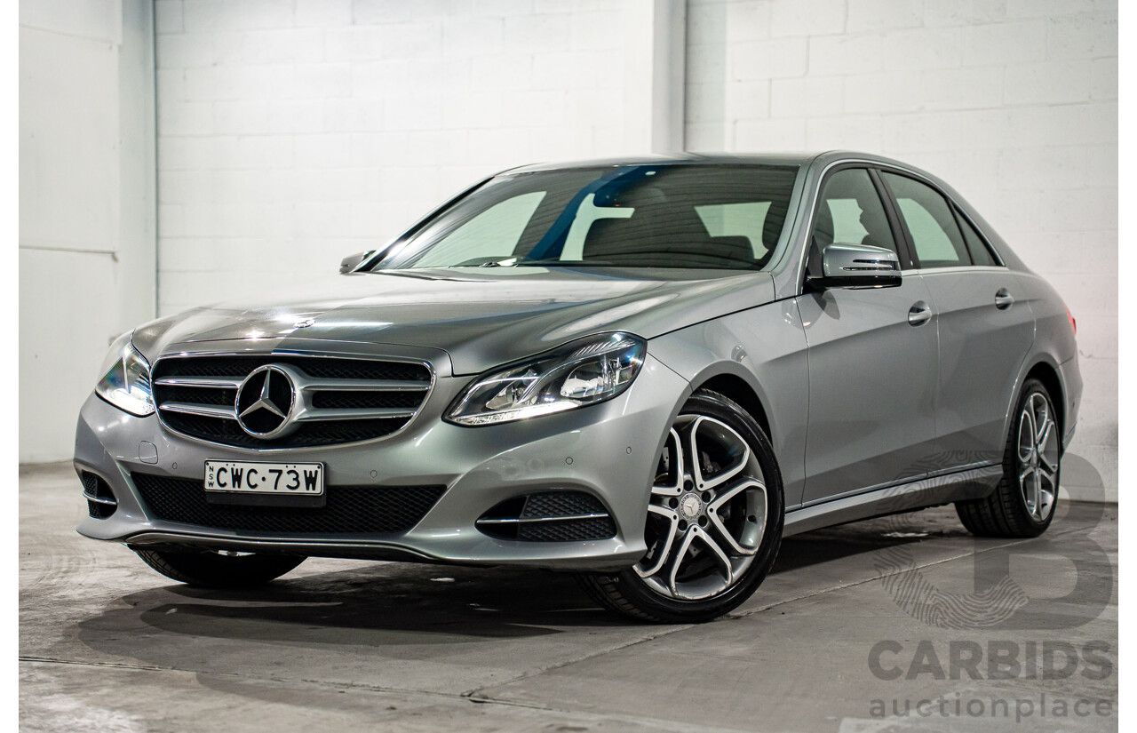 11/2013 Mercedes-Benz E200 Avantgarde BE 212 MY12 4d Sedan Palladium Silver Metallic Turbo 1.8L