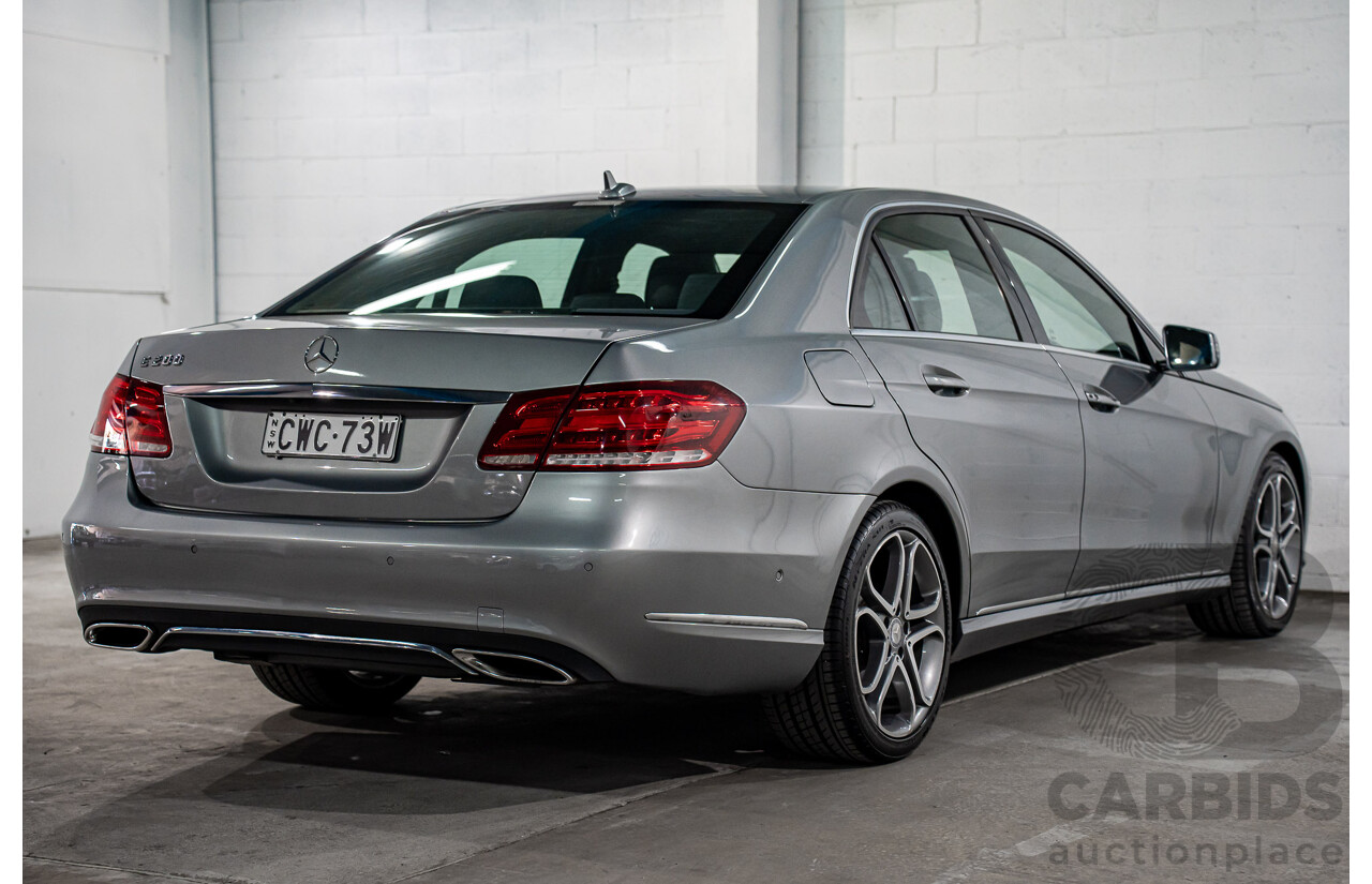 11/2013 Mercedes-Benz E200 Avantgarde BE 212 MY12 4d Sedan Palladium Silver Metallic Turbo 1.8L