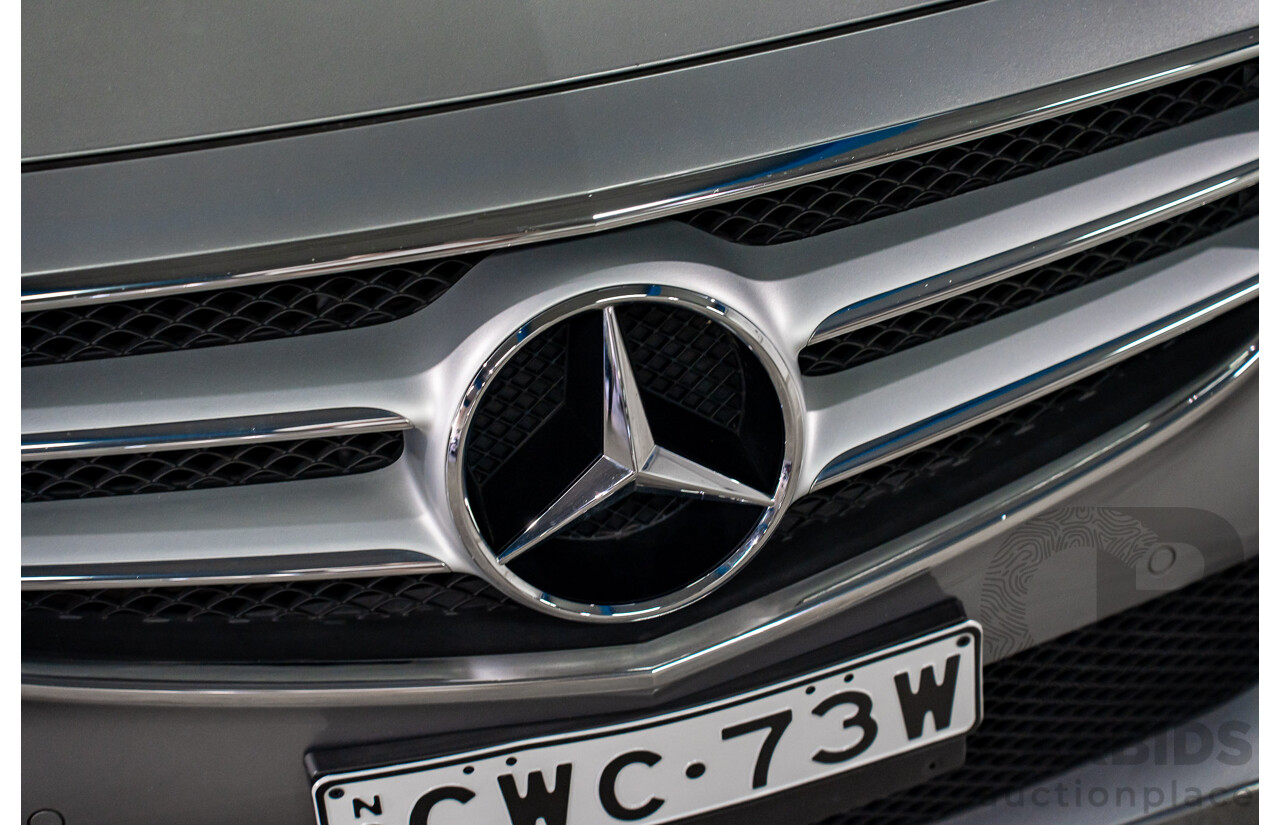 11/2013 Mercedes-Benz E200 Avantgarde BE 212 MY12 4d Sedan Palladium Silver Metallic Turbo 1.8L
