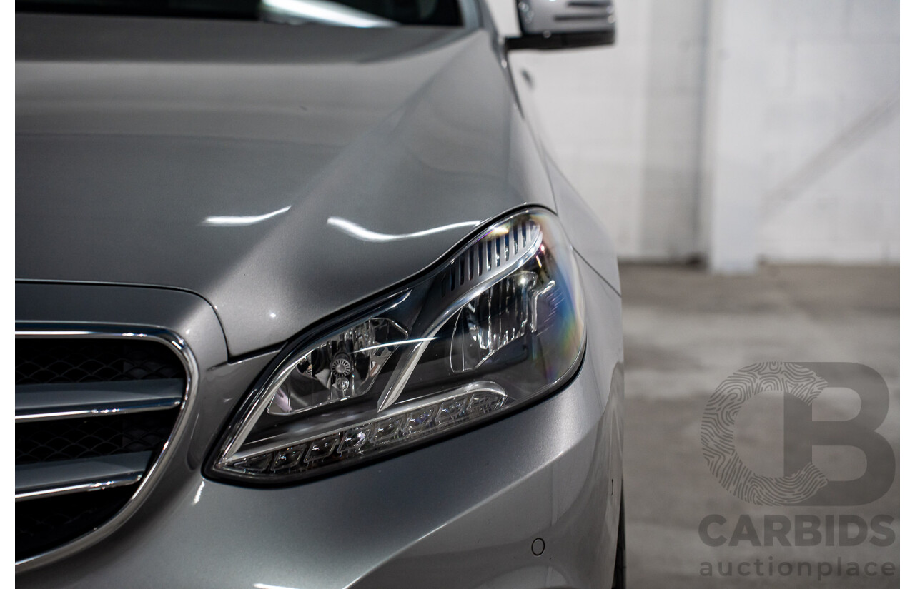 11/2013 Mercedes-Benz E200 Avantgarde BE 212 MY12 4d Sedan Palladium Silver Metallic Turbo 1.8L