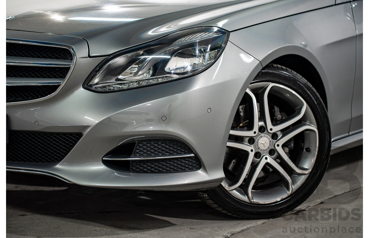 11/2013 Mercedes-Benz E200 Avantgarde BE 212 MY12 4d Sedan Palladium Silver Metallic Turbo 1.8L