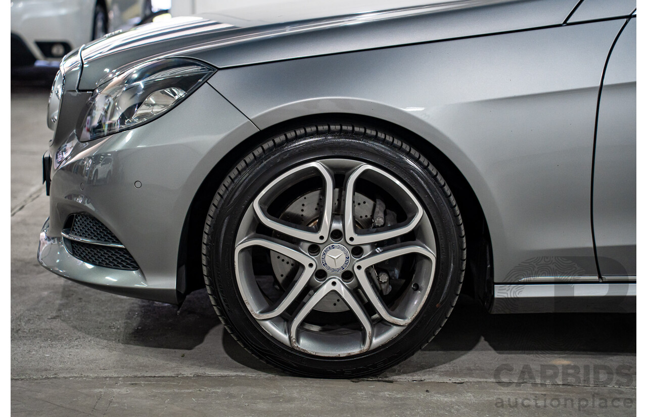 11/2013 Mercedes-Benz E200 Avantgarde BE 212 MY12 4d Sedan Palladium Silver Metallic Turbo 1.8L