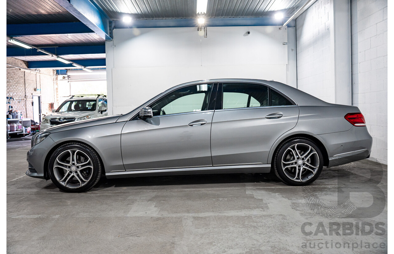 11/2013 Mercedes-Benz E200 Avantgarde BE 212 MY12 4d Sedan Palladium Silver Metallic Turbo 1.8L