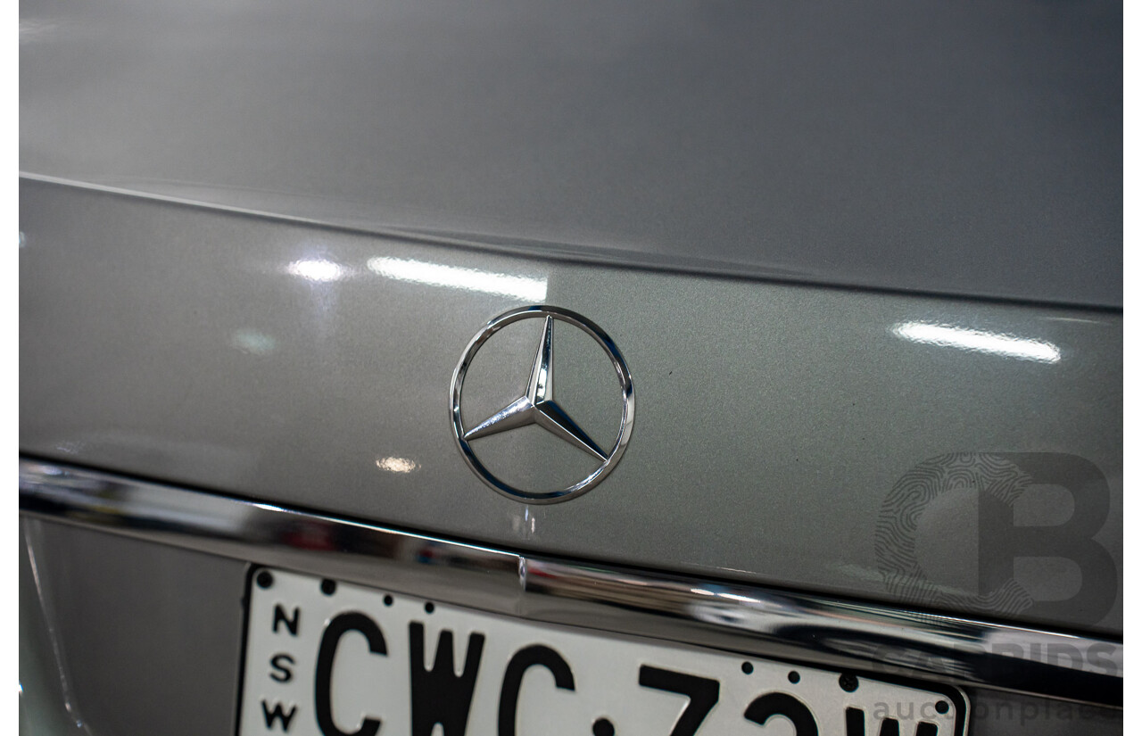 11/2013 Mercedes-Benz E200 Avantgarde BE 212 MY12 4d Sedan Palladium Silver Metallic Turbo 1.8L