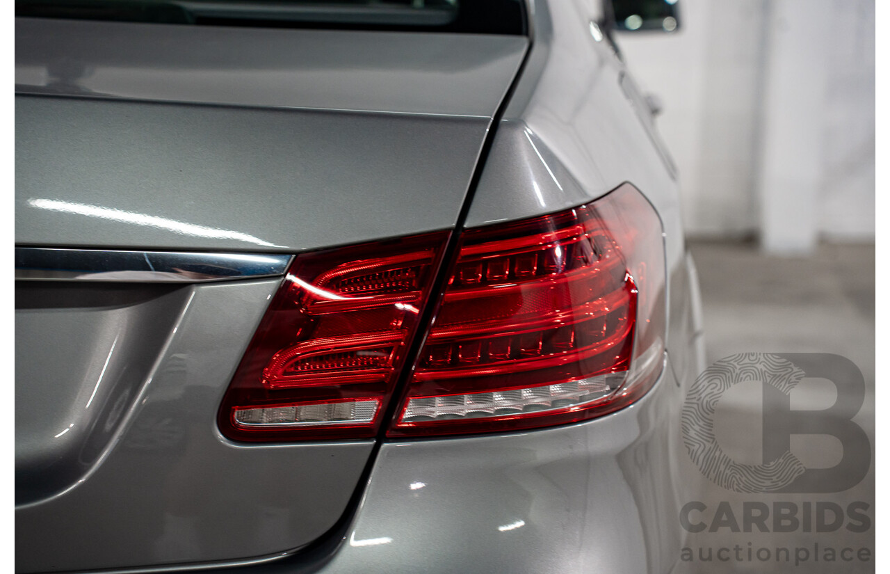 11/2013 Mercedes-Benz E200 Avantgarde BE 212 MY12 4d Sedan Palladium Silver Metallic Turbo 1.8L