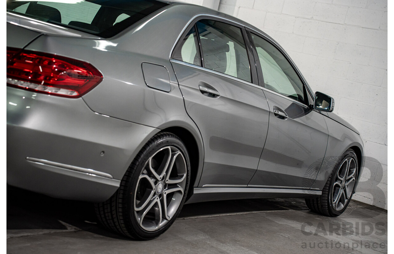 11/2013 Mercedes-Benz E200 Avantgarde BE 212 MY12 4d Sedan Palladium Silver Metallic Turbo 1.8L