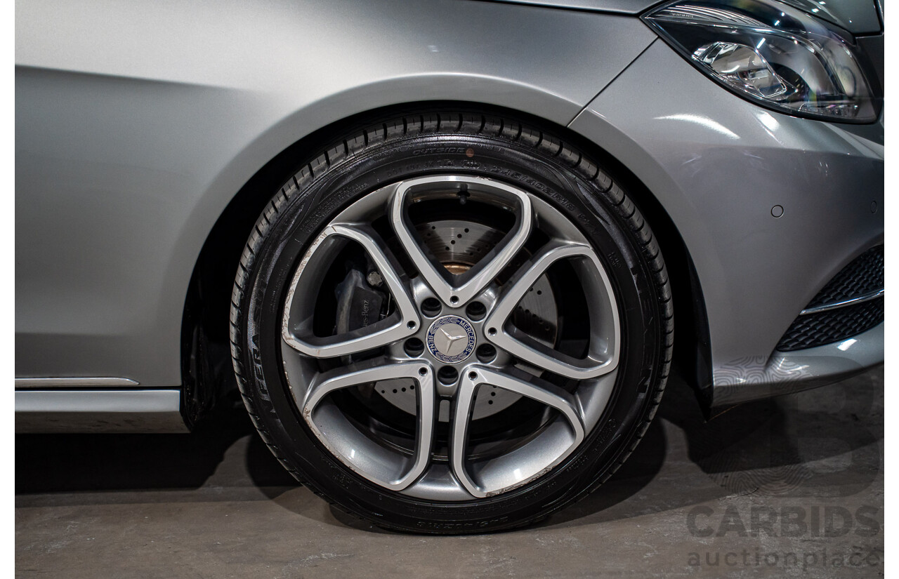 11/2013 Mercedes-Benz E200 Avantgarde BE 212 MY12 4d Sedan Palladium Silver Metallic Turbo 1.8L