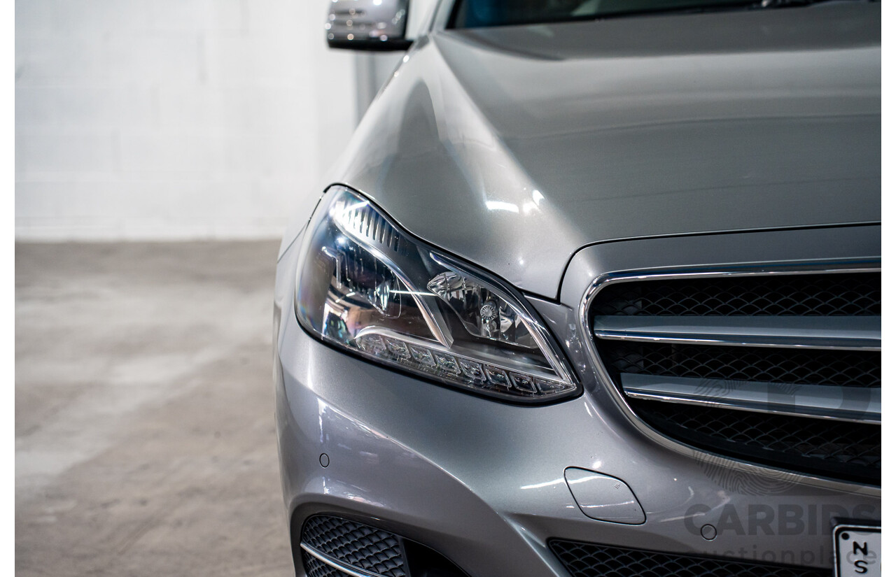 11/2013 Mercedes-Benz E200 Avantgarde BE 212 MY12 4d Sedan Palladium Silver Metallic Turbo 1.8L