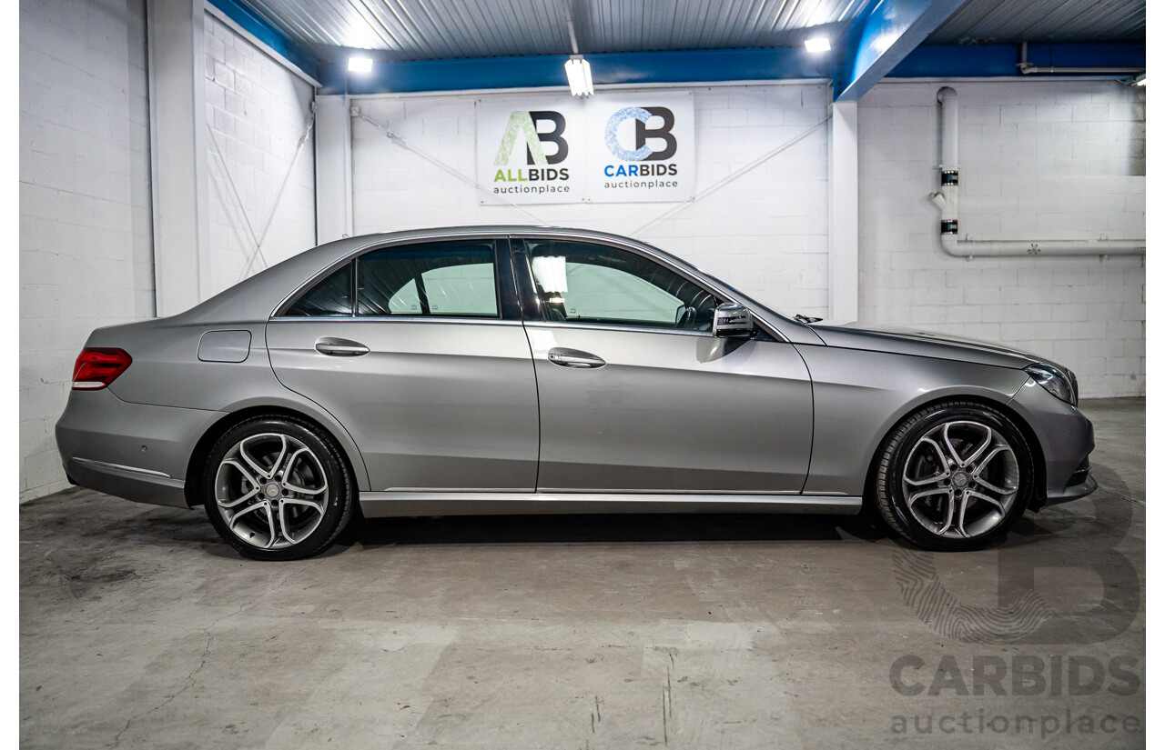 11/2013 Mercedes-Benz E200 Avantgarde BE 212 MY12 4d Sedan Palladium Silver Metallic Turbo 1.8L
