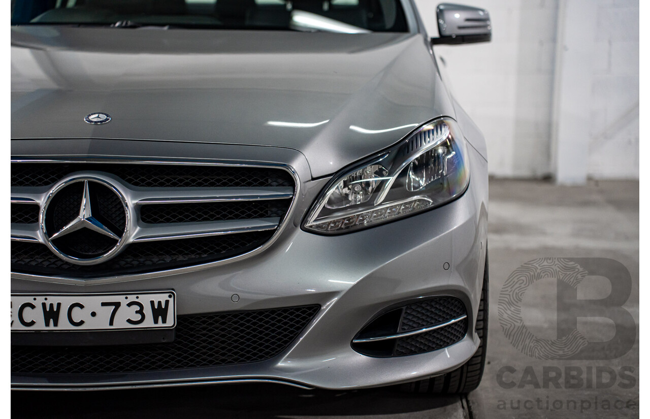 11/2013 Mercedes-Benz E200 Avantgarde BE 212 MY12 4d Sedan Palladium Silver Metallic Turbo 1.8L