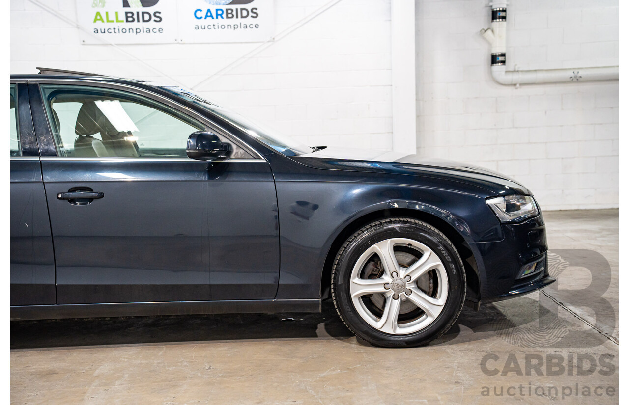 5/2013 Audi A4 1.8 TFSI B8 (8K) MY13 4d Sedan Moonlight Blue Metallic Turbo 1.8L