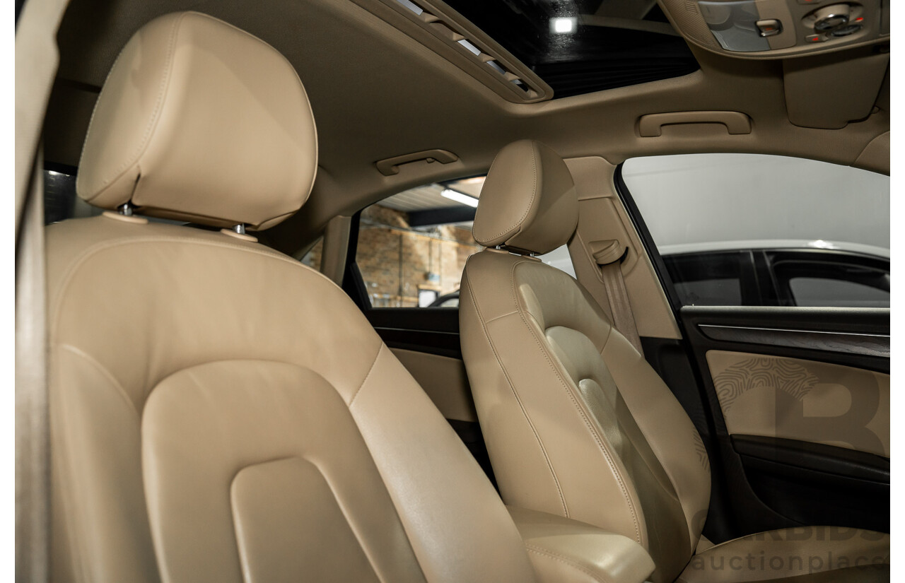 5/2013 Audi A4 1.8 TFSI B8 (8K) MY13 4d Sedan Moonlight Blue Metallic Turbo 1.8L