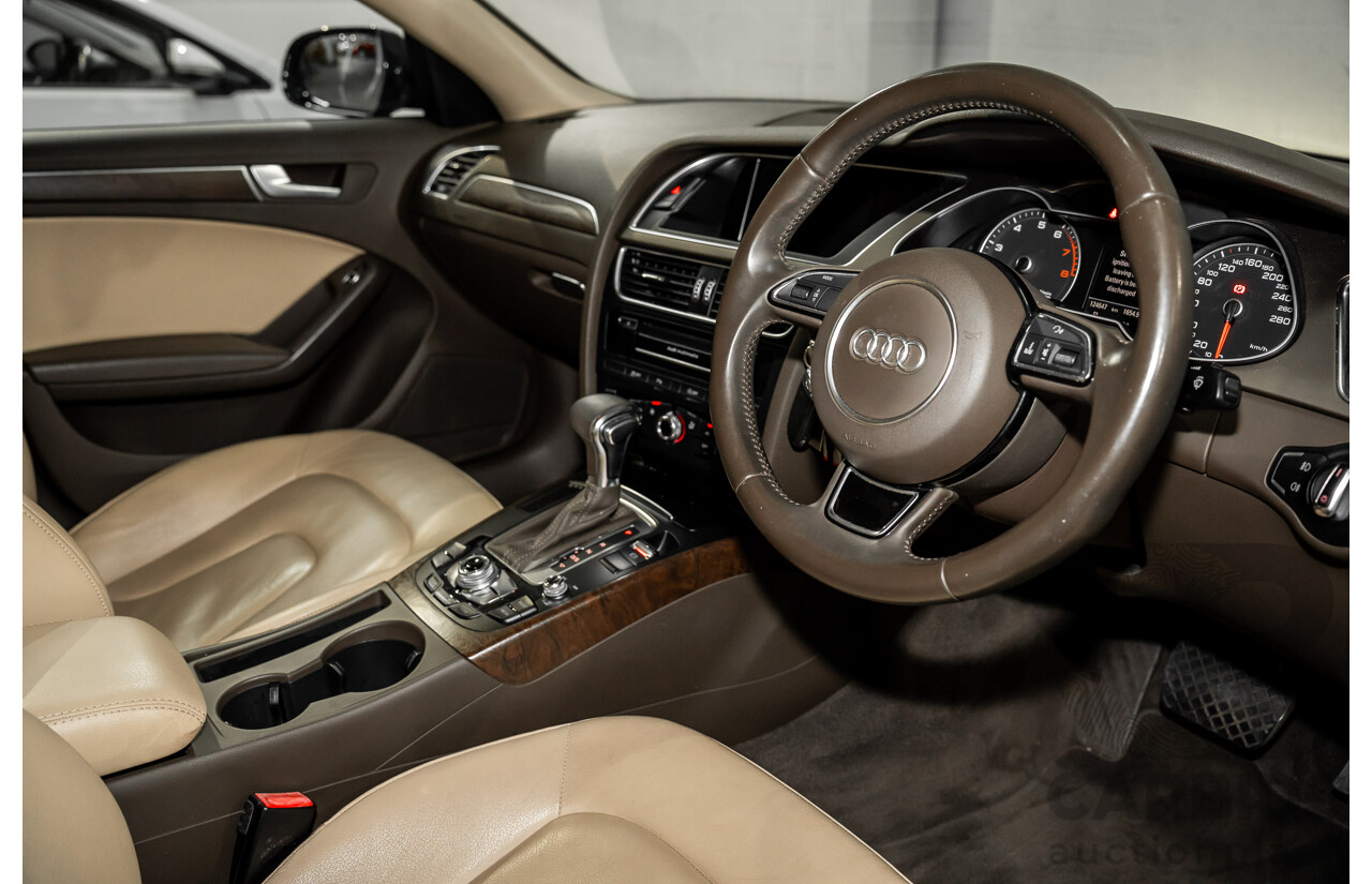 5/2013 Audi A4 1.8 TFSI B8 (8K) MY13 4d Sedan Moonlight Blue Metallic Turbo 1.8L