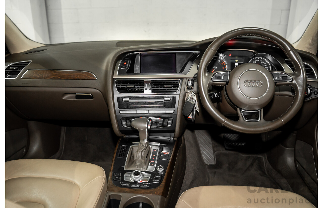 5/2013 Audi A4 1.8 TFSI B8 (8K) MY13 4d Sedan Moonlight Blue Metallic Turbo 1.8L