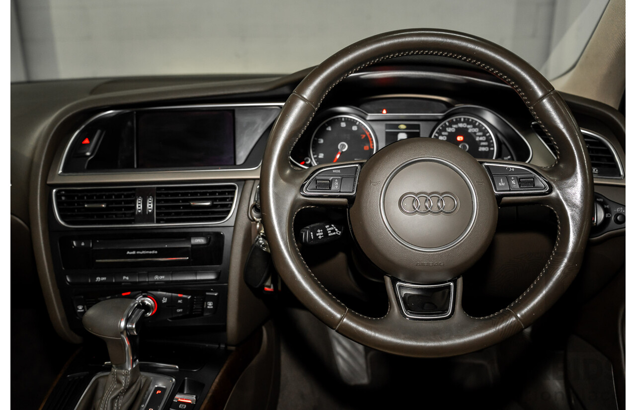 5/2013 Audi A4 1.8 TFSI B8 (8K) MY13 4d Sedan Moonlight Blue Metallic Turbo 1.8L