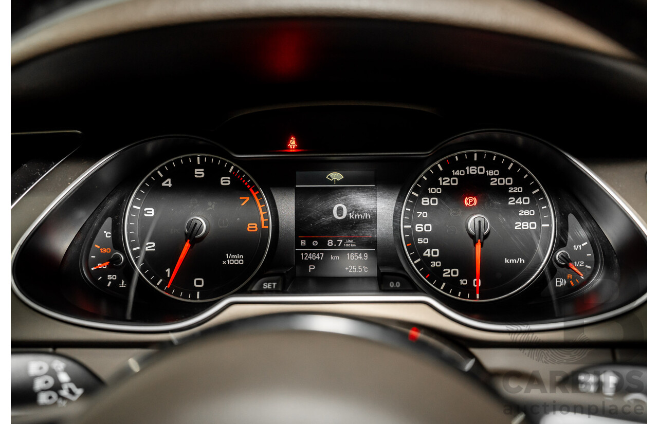 5/2013 Audi A4 1.8 TFSI B8 (8K) MY13 4d Sedan Moonlight Blue Metallic Turbo 1.8L