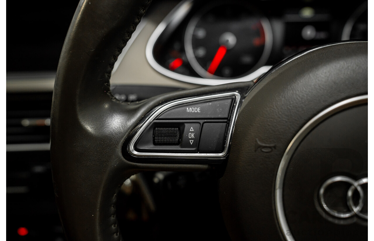 5/2013 Audi A4 1.8 TFSI B8 (8K) MY13 4d Sedan Moonlight Blue Metallic Turbo 1.8L