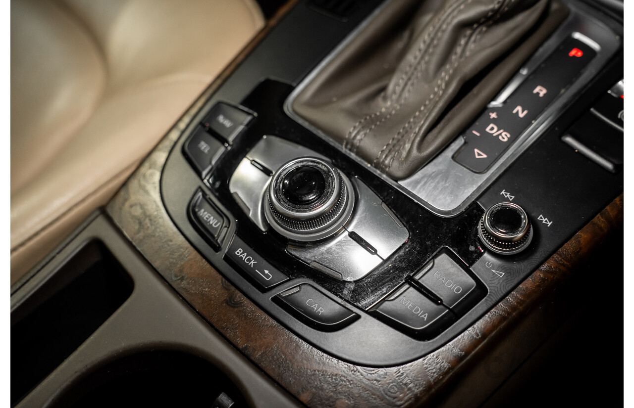 5/2013 Audi A4 1.8 TFSI B8 (8K) MY13 4d Sedan Moonlight Blue Metallic Turbo 1.8L