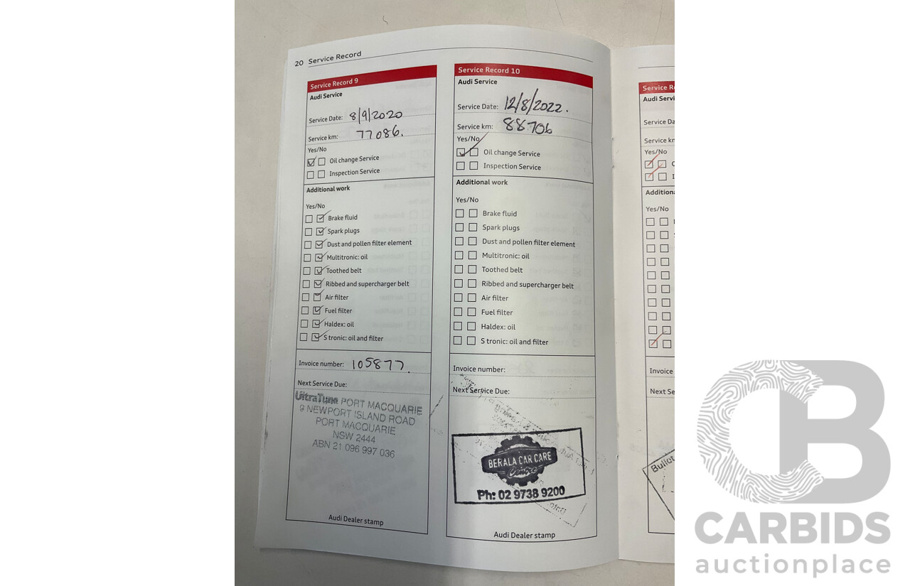 5/2013 Audi A4 1.8 TFSI B8 (8K) MY13 4d Sedan Moonlight Blue Metallic Turbo 1.8L