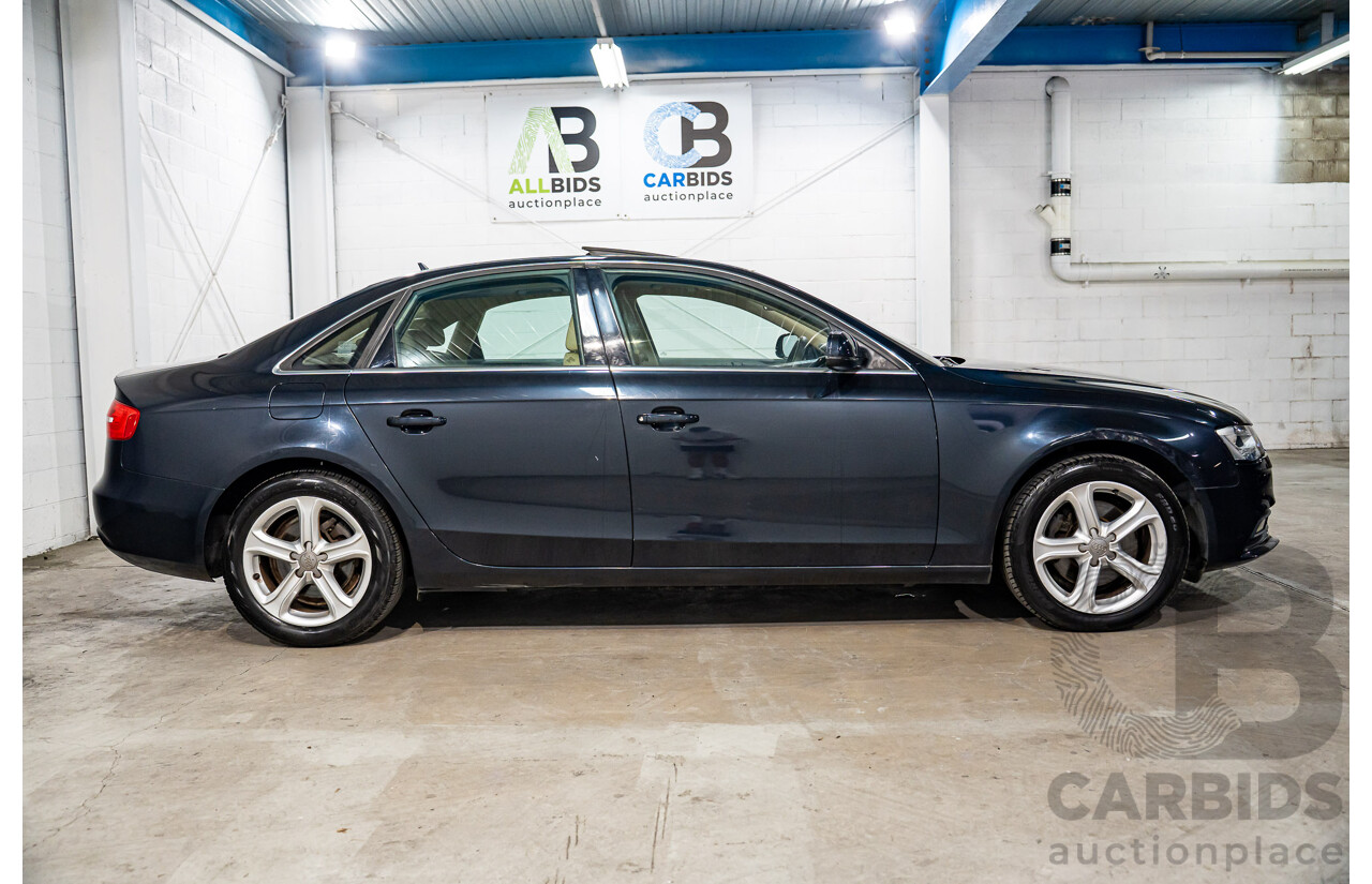 5/2013 Audi A4 1.8 TFSI B8 (8K) MY13 4d Sedan Moonlight Blue Metallic Turbo 1.8L