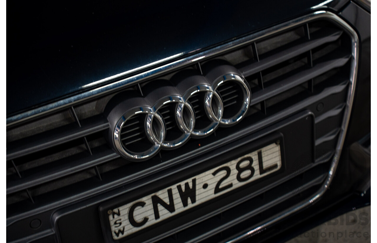 5/2013 Audi A4 1.8 TFSI B8 (8K) MY13 4d Sedan Moonlight Blue Metallic Turbo 1.8L