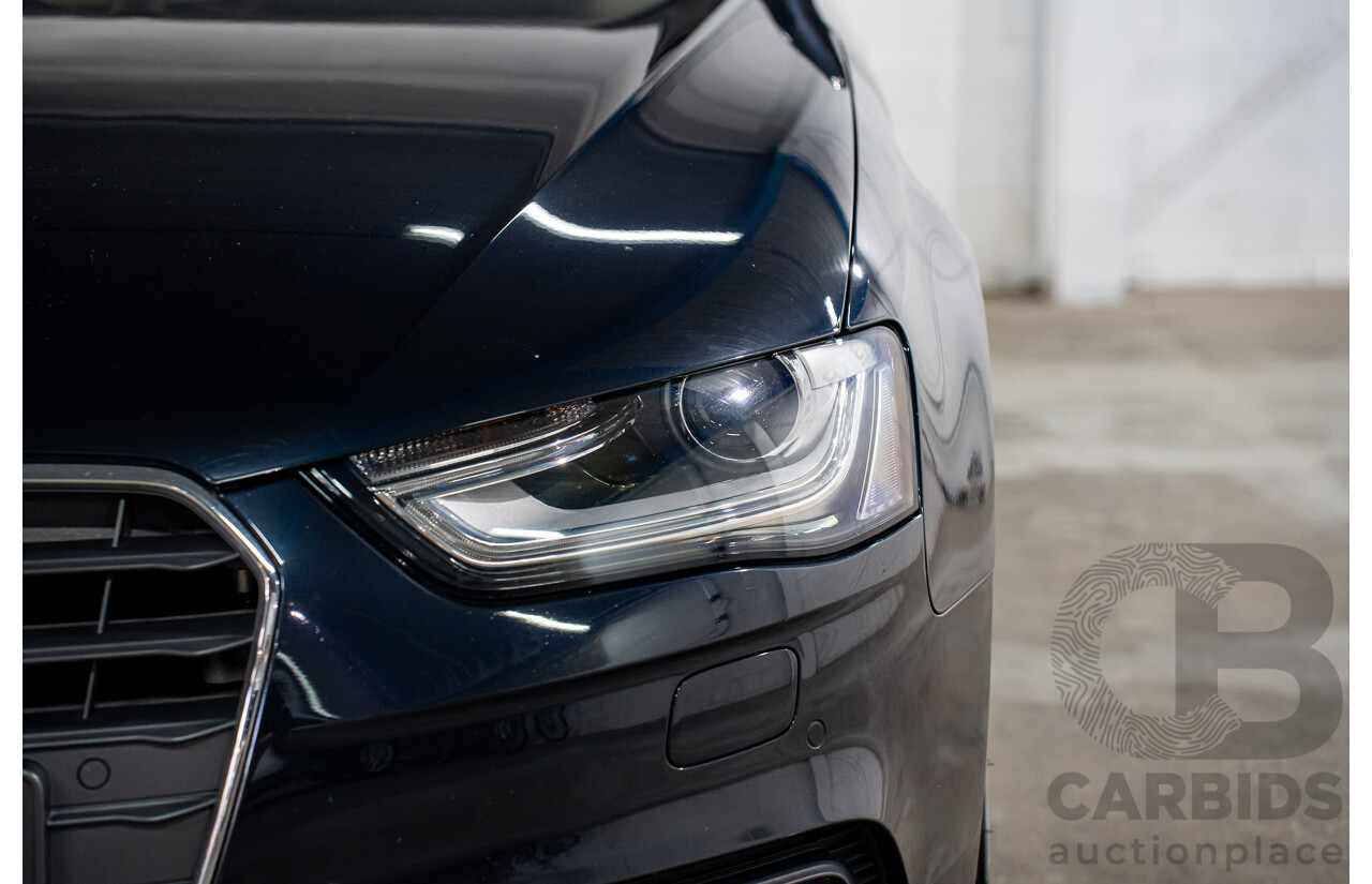 5/2013 Audi A4 1.8 TFSI B8 (8K) MY13 4d Sedan Moonlight Blue Metallic Turbo 1.8L