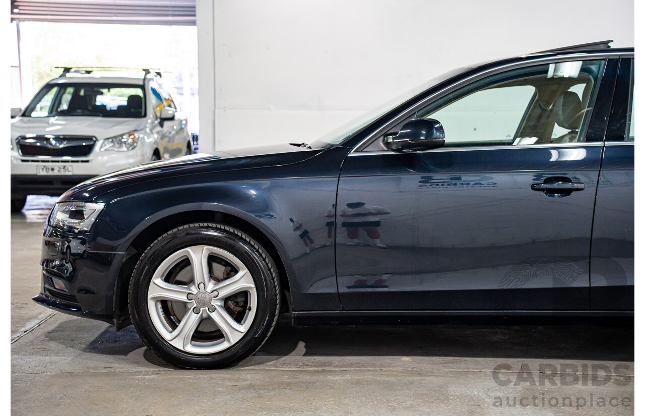 5/2013 Audi A4 1.8 TFSI B8 (8K) MY13 4d Sedan Moonlight Blue Metallic Turbo 1.8L