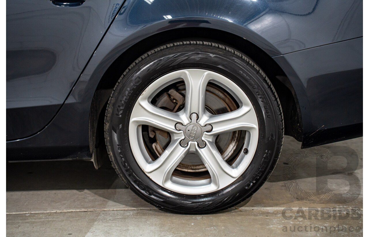 5/2013 Audi A4 1.8 TFSI B8 (8K) MY13 4d Sedan Moonlight Blue Metallic Turbo 1.8L