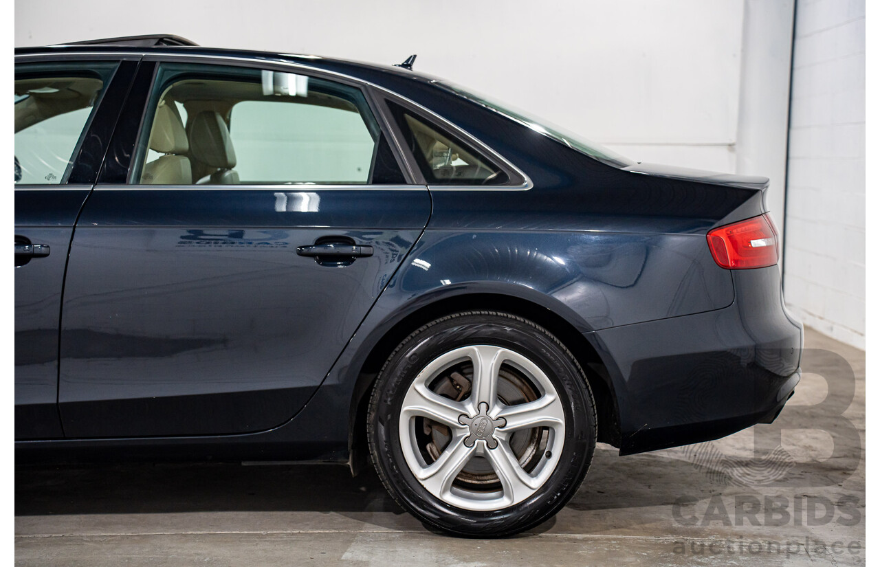 5/2013 Audi A4 1.8 TFSI B8 (8K) MY13 4d Sedan Moonlight Blue Metallic Turbo 1.8L