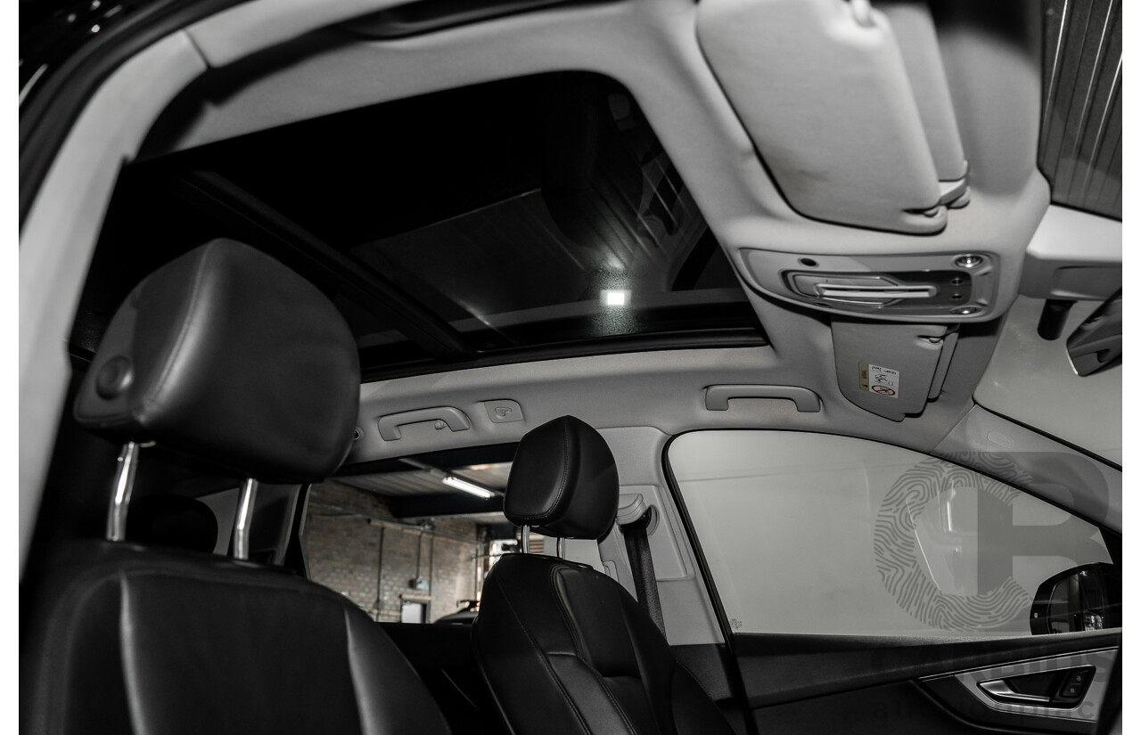 11/2017 Audi Q7 3.0 TDI Quattro (160kW AWD) 4M MY18 4d Wagon Orca Black Metallic Turbo Diesel V6 3.0L