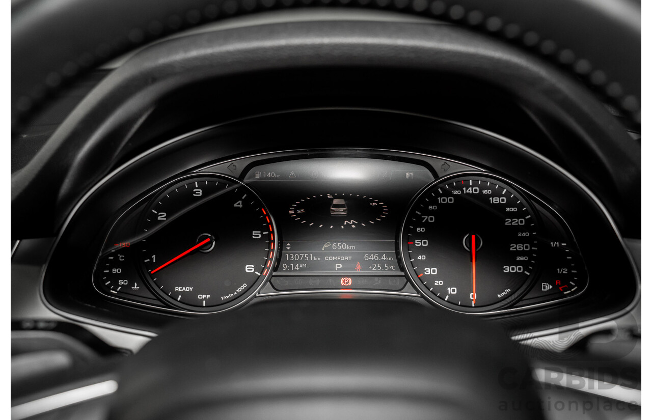 11/2017 Audi Q7 3.0 TDI Quattro (160kW AWD) 4M MY18 4d Wagon Orca Black Metallic Turbo Diesel V6 3.0L